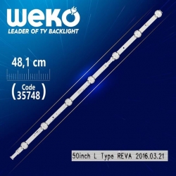 Left Lg Innotek 50Inch L Type Reva - Vdvled0gs057 Rev.A - 48.1 Cm 7 Ledli - (Wk-1218)