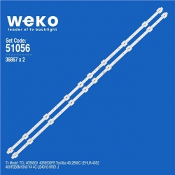 Lehua 40S2 40'' 2 Adet Tv Led Bar