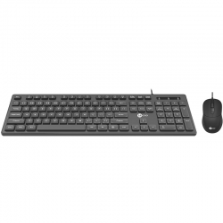 Lenovo lecoo cm102 usb kablolu siyah q klavye  mouse set