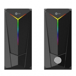 Lenovo Lecoo DS104 Kablolu Usb + 3.5Mm Jack 6W 80Db Rgb Işıklı 1+1 Gaming Speaker - Hoparlör