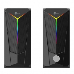 Lenovo Lecoo DS104 Kablolu Usb + 3.5Mm Jack 6W 80Db Rgb Işıklı 1+1 Gaming Speaker - Hoparlör