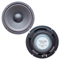 Leone 1608 16 cm 8 ohm tweetersiz tekli hoparlör (bass hoparlör)
