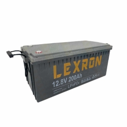 Lexron lityum akü 12.8v 200ah (52.2x23.8x22.3cm)
