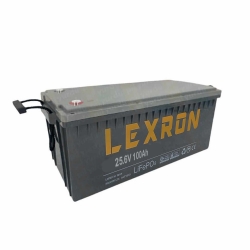 Lexron lityum akü 25.6v 100ah (52x23x22cm)