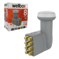 Wellbox wxl-208 8li lnb (octo) gold 0.1db 3d fhd 4k