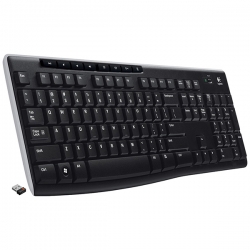 Logitech k270 q tr mm kablosuz usb siyah q klavye