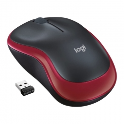 Logitech m185 kirmizi kablosuz mouse