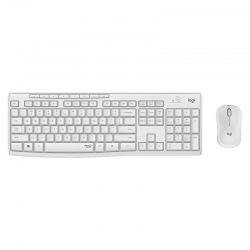 Logitech mk295 q tr beyaz sessiz kablosuz klavye+mouse set