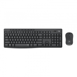 Logitech mk295 q tr siyah kablosuz klavye+mouse set