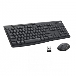 Logitech mk295 q tr siyah kablosuz klavye+mouse set