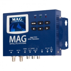 Mag mg-17313 lcd ekranli hd-rf converter full hd dvb-t encoder modulator (dvb-t/av/hdmi)