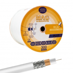 Mag plus rg6/u4 trisheild anten kablosu (300 metre)