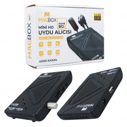 Magbox homebox full hd uydu alicisi 4000 kanal tkgs / youtube / usb destekli (uzatma display gözlü)