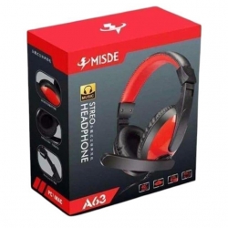 Magicvoice A63 Misde 3.5 Mm Aux Girişli Stereo Mikrofonlu Kulak Üstü Oyuncu Kulaklık