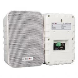 Magicvoice F-LHY4A 4" (10 CM) Hat Trafolu Duvar Tipi Sütun Hoparlör (10W RMS / 150W Peak - MP3 USB Uyumlu) Çiftli Takım Set - Beyaz