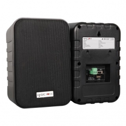 Magicvoice F-LHY4A 4" (10 CM) Hat Trafolu Duvar Tipi Sütun Hoparlör (10W RMS / 150W Peak - MP3 USB Uyumlu) Çiftli Takım Set - Siyah