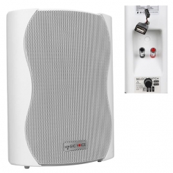 Magicvoice F-LHY5S 5.25" (13.5 CM) Hat Trafolu Duvar Tipi Sütun Hoparlör (20W RMS / 180W Peak - MP3 USB Uyumlu) - Beyaz