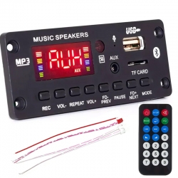 Magicvoice g010 usb/sd/bluetooth-kumanda- 2x25w anfi çikişli oto teyp çevirici dijital player board