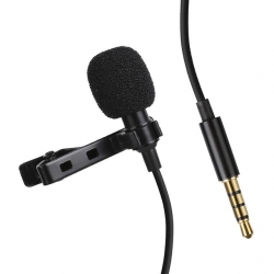 Magicvoice JH-043 Cep Telefonu İçin 3.5 Mm Jack Girişli Youtuber Yaka Mikrofonu