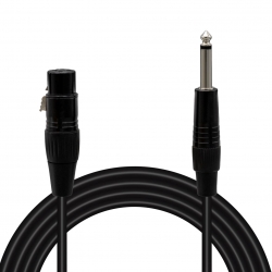 Magicvoice ld379 xlr canon dişi + 6.3 mm mono erkek 1 metre kablo