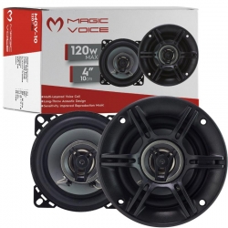 Magicvoice mgv-10 10 cm 120 watt kapakli tweeterli hoparlör (2li takim)