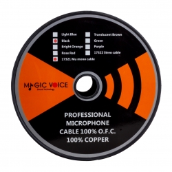 Magicvoice mikrofon kablosu mono 1.kalite 100 metre siyah