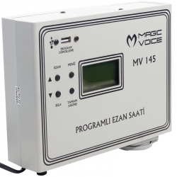 Magicvoice mv-145 3 hocali programli duvar tipi ezan saati