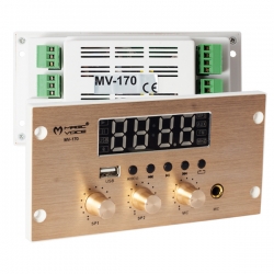 Magicvoice mv-170 4x25 watt usb-bt-mik girişli-müzik kontrol anfi [siva alti]