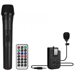 Magicvoice mv-2016 vhf el+yaka mikrofonlu usb+sd+bt seyyar anfi
