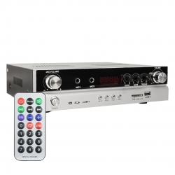 Magicvoice mv-22561 2x50 watt usb/sd/bt/uk bluetoothlu stereo 2 mikrofon girişli trafosuz anfi