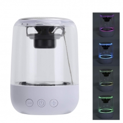Magicvoice mv-24696 600 mah taşinabilir rgb mikrofonlu aux/tf/bluetooth 3 w hoparlör speaker (beyaz)