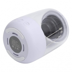 Magicvoice MV-24696 600 Mah Taşınabilir RGB Mikrofonlu Aux-TF-Bluetooth 3 Watt Hoparlör (Beyaz)