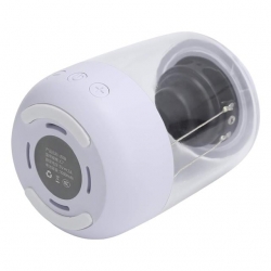 Magicvoice MV-24696 600 Mah Taşınabilir RGB Mikrofonlu Aux-TF-Bluetooth 3 Watt Hoparlör (Beyaz)