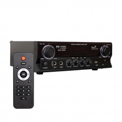 Magicvoice mv-500 100 watt usb/sd girişli kumandali bluetooth 2 bölgeli hat trafolu anfi