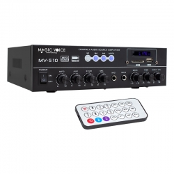 Magicvoice mv-510 50 watt usb/sd/bluetooth 2 mik.,eco lu+2sd 2061*2 li ukli girişli hat trafolu anfi