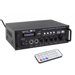 Magicvoice mv-520 30w usb/sd/uk bluetooth eko-2 mik.tda 7377 li *2 giriş ukli 220/12v trafosuz anfi