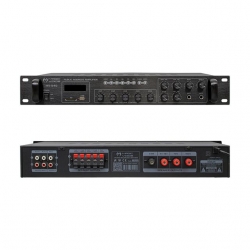 Magicvoice MV-540 100 Watt USB-SD-Bluetooth 2 Mikrofon Girişli 5 Bölgeli Hat Trafolu Anfi