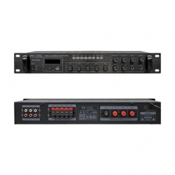 Magicvoice MV-540 100 Watt USB-SD-Bluetooth 2 Mikrofon Girişli 5 Bölgeli Hat Trafolu Anfi