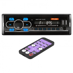 Magicvoice mv-5414 çift usb/sd/fm/aux/bluetooth kumandali mekaniksiz oto teyp 4x55 watt