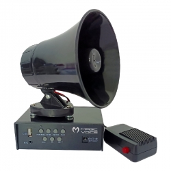 Magicvoice mv-800 miknatisli usb kayit siren mini pazarci anfi seti (anfi+hoparlör+mikrofon)