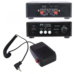 Magicvoice mv-810 mini kayit siren miknatisli 3.5mm mikrofon girişli pazarci anfi