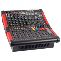 Magicvoice mv-a800 xf 8 ch-2x650 w-usb/bt power mixer