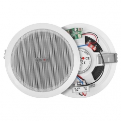 Magicvoice TPI-350 5.25" (13.5 CM) Hat Trafolu Alçıpan/Asma Tavan Tipi Hoparlör (6W RMS - MP3 USB Uyumlu) - Beyaz