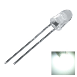 Mantar led diyot lamba 5mm beyaz