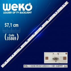 Mbl-32035d210dh1-v0-60mm - 57.1 cm 10 ledli - (wk-1331)