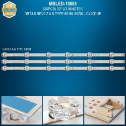 Mbled (3xpcb) 32 inç lg innotek drt3.0 rev0.2 6916l 6920l lc420due 32ls53a