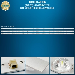 Mbled (3xpcb) 40 inç skytech sst 4050-3b cx39d08-zc22ag-02a