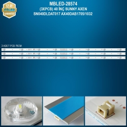 Mbled (3xpcb) 40 inç sunny axen sn040dldat017 ax40dab1705/1032