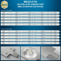 Mbled (5xa-5xb) 40 inç samsung sony 2018sny40a 3228 sny40b