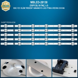 Mbled (5xpcb) 50 inç lg ssc-y21 slim trident 50nano75 lgd ptn0.6 rev00 210106